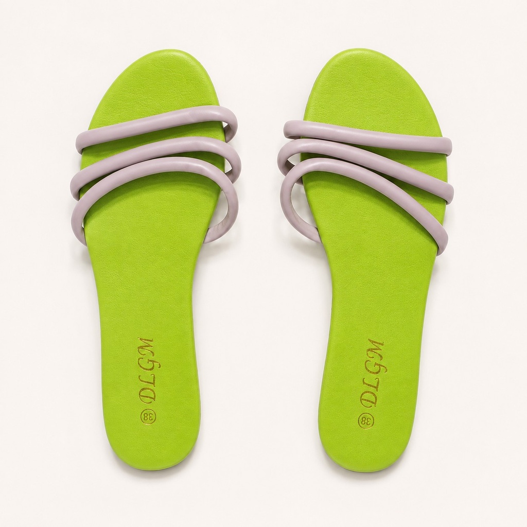 Sandalia TOGAR 15 – Verde Lima y Rosada
